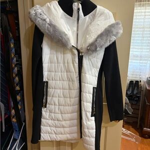 Calvin Klein White Puffer Coat